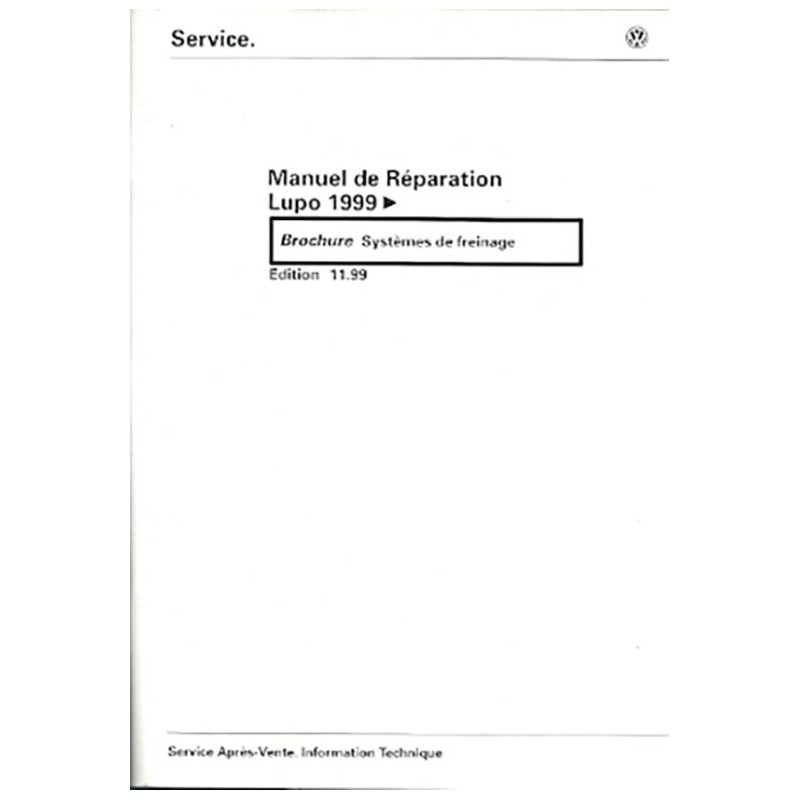 Manuel Reparation Freinage Manuel Reparation Freinage