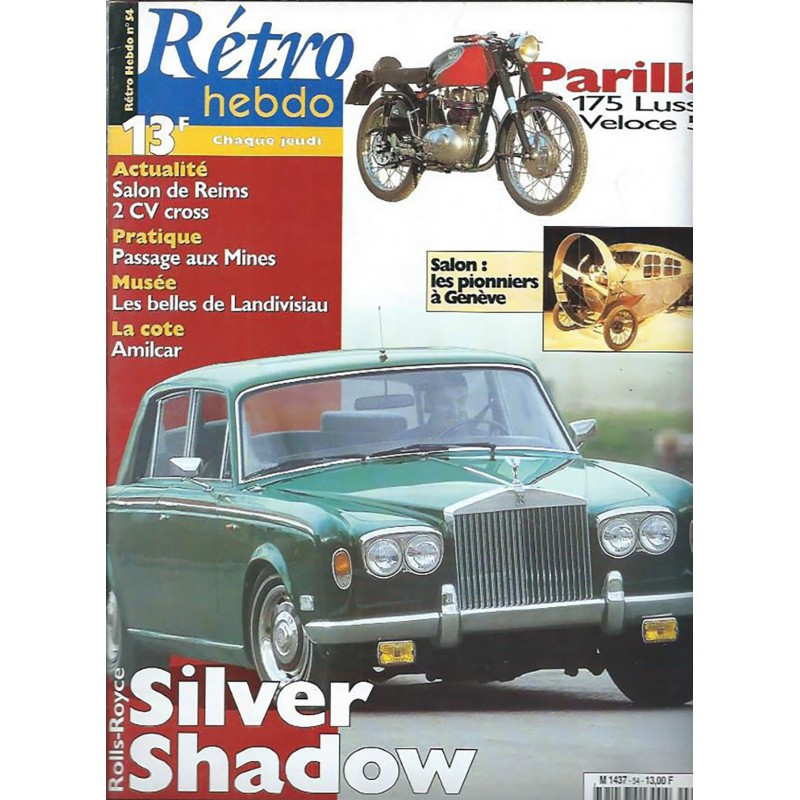 Retro Hebdo N° 54 Retro Hebdo N° 54
