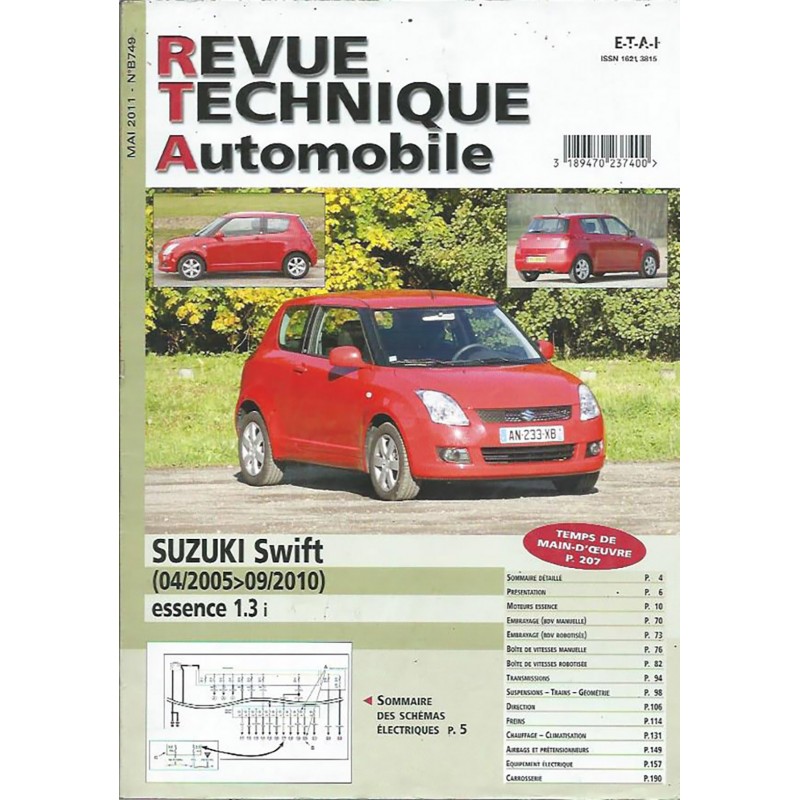 Revue Technique Swift Revue Technique Swift