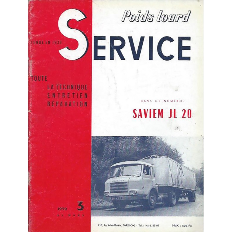Revue Technique JL 20 Revue Technique JL 20