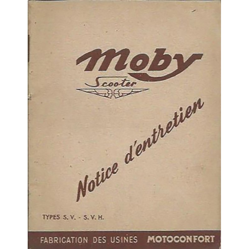 Notice Entretien Moby