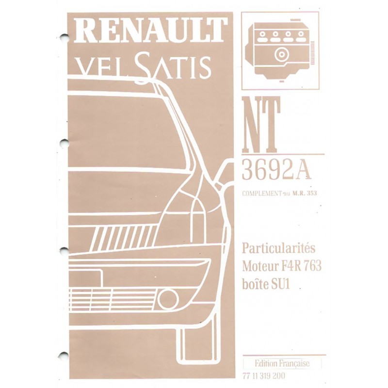 Manuel Reparation F4R 763 Manuel Reparation F4R 763