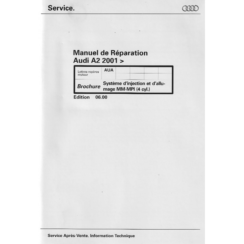 Manuel Reparation Alimentation