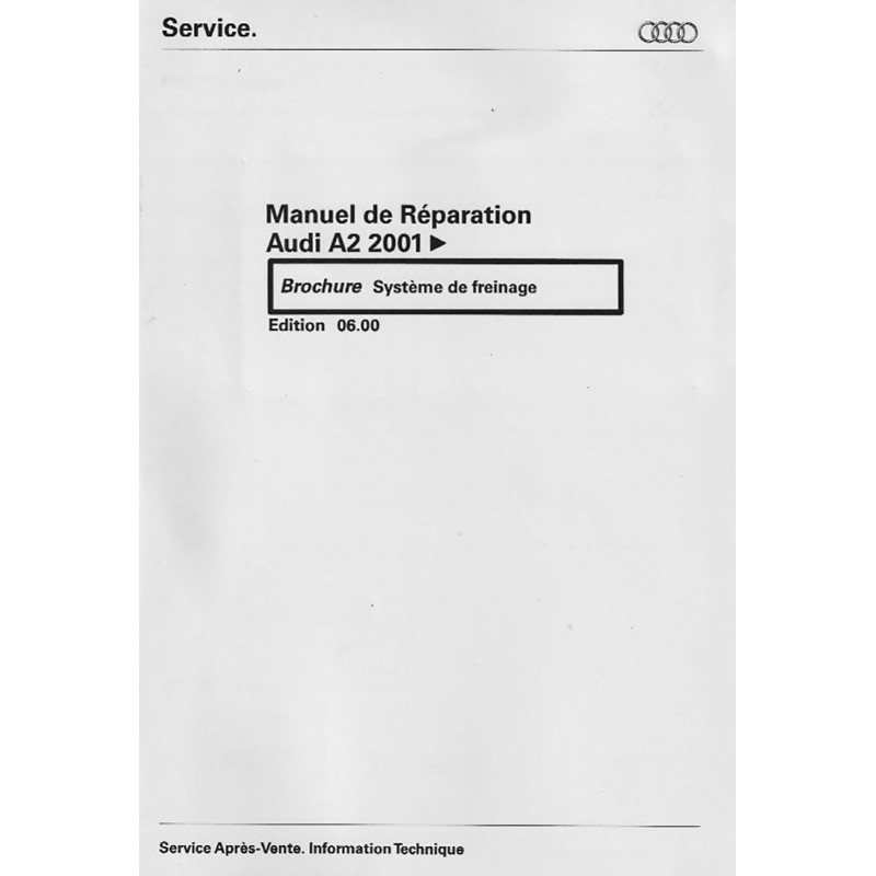 Manuel Reparation Freinage Manuel Reparation Freinage