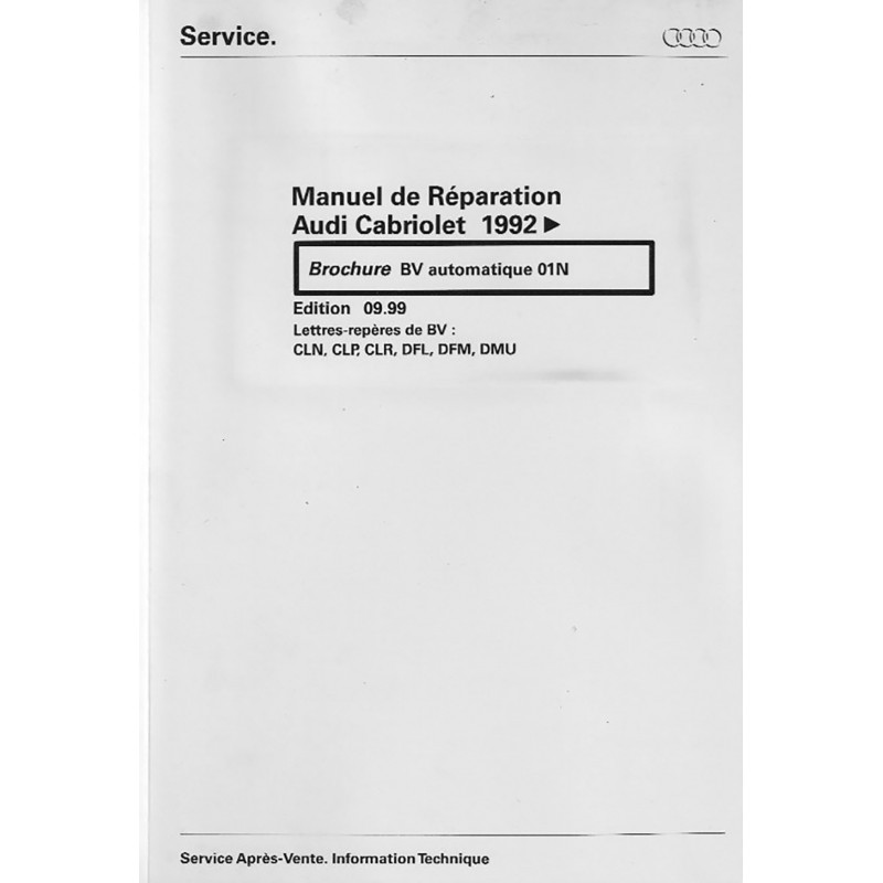 Manuel Reparation BV Auto Manuel Reparation BV Auto