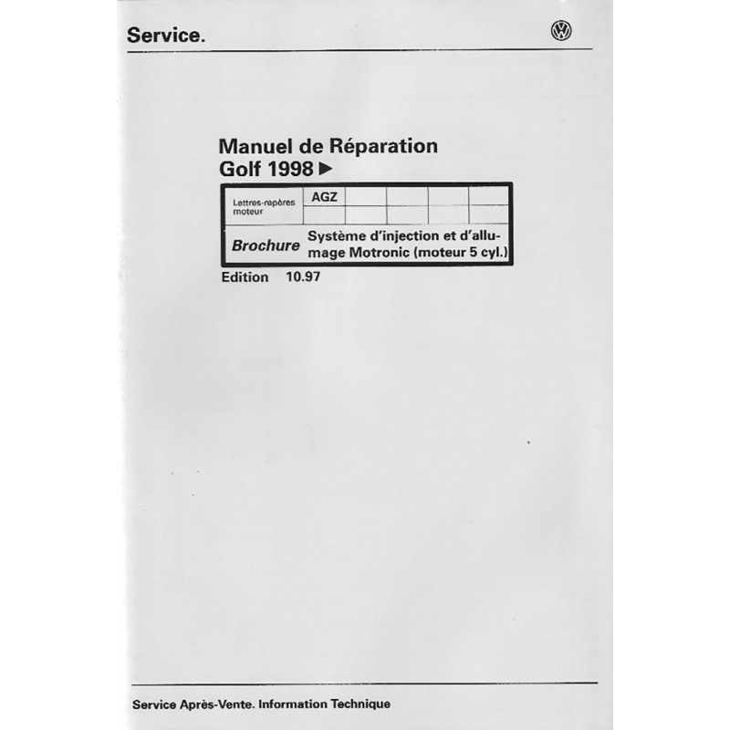 Manuel Reparation Injection