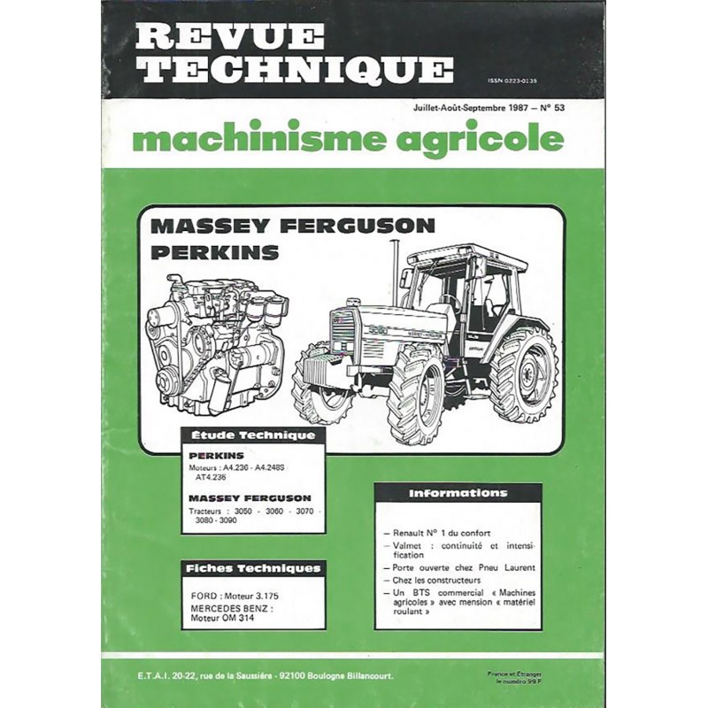 Revue Technique 3050 / 3090 Revue Technique 3050 / 3090