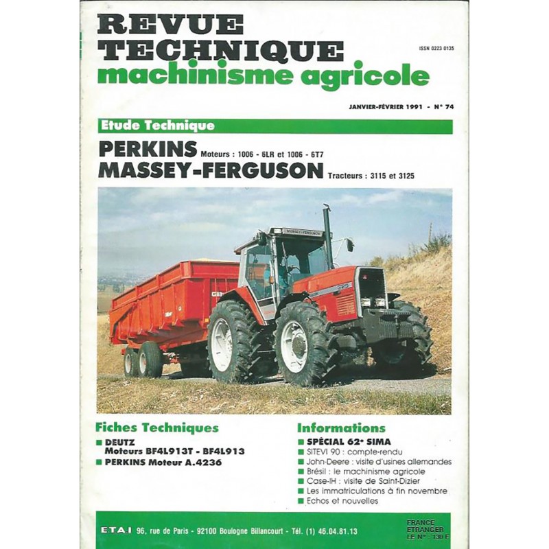 Revue Technique 3115 / 3125 Revue Technique 3115 / 3125