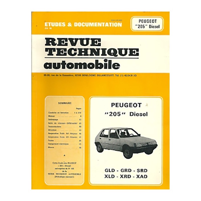 Revue Technique 1986 Revue Technique 1986
