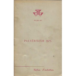 Livret Pulveriseur 825