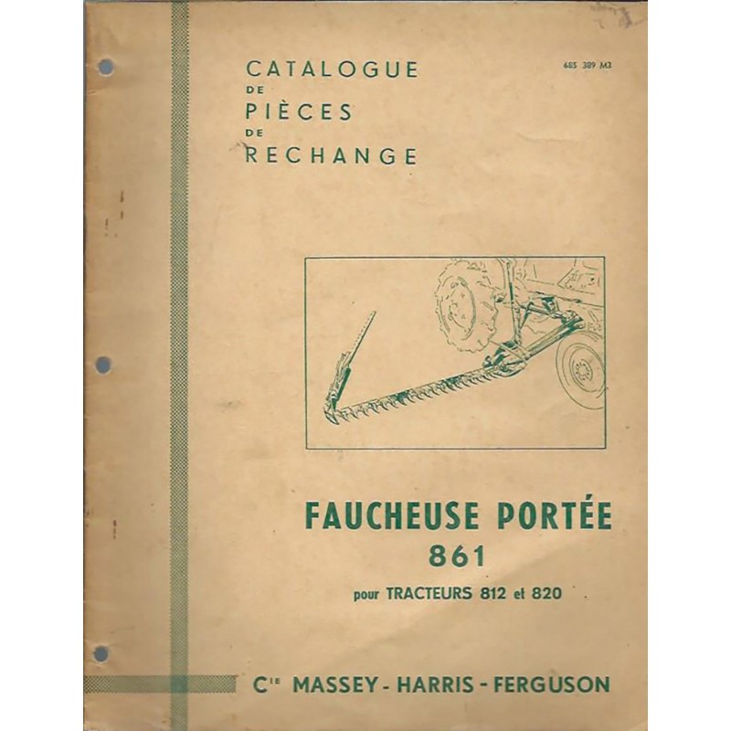 Catalogue Pieces Faucheuse 861