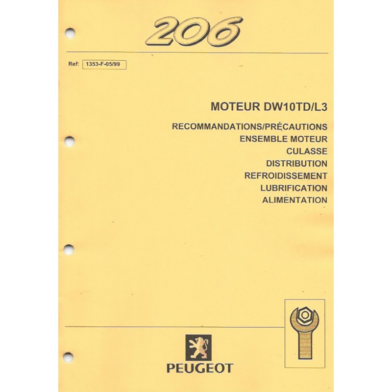 Manuel Atelier Moteur DW10