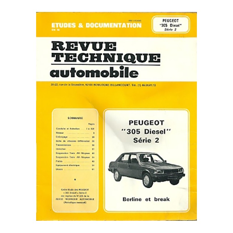 Revue Technique Diesel Revue Technique Diesel