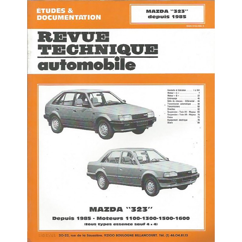 Revue Technique 323 Revue Technique 323