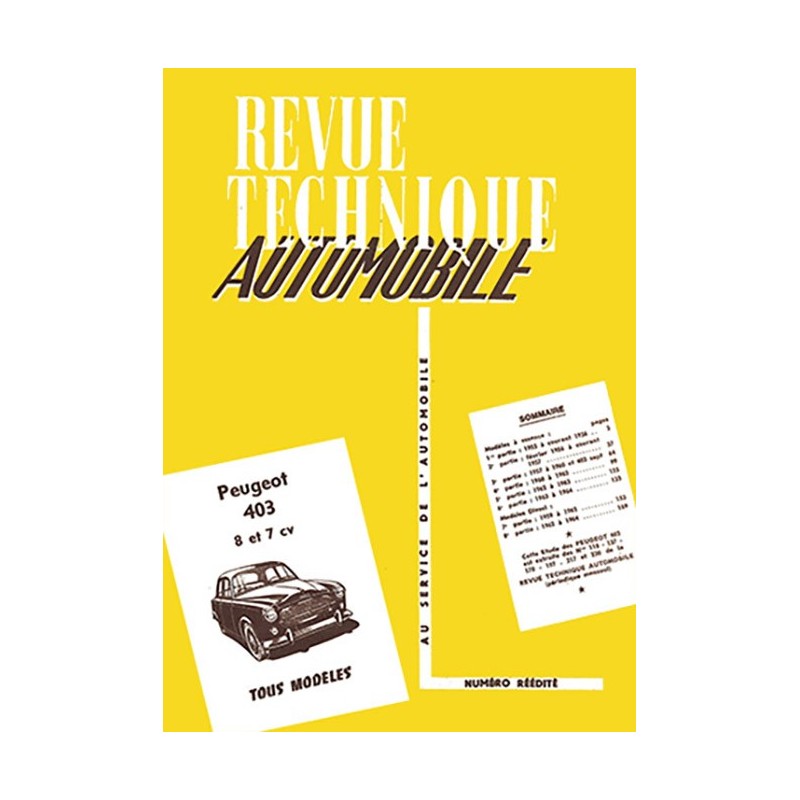Revue Technique 1955 / 1965