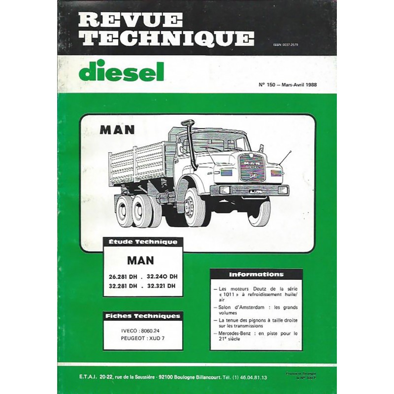Revue Technique Diesel 1988