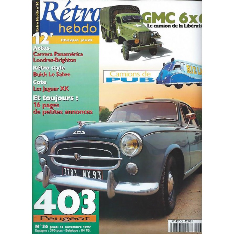 Retro Hebdo N° 36 Retro Hebdo N° 36