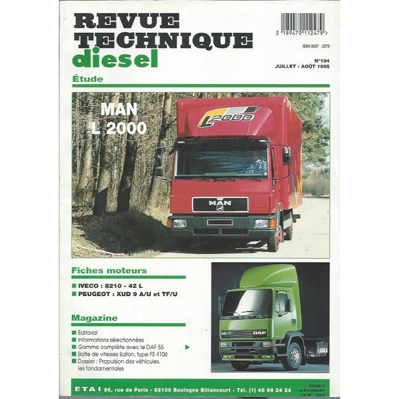 Revue Technique Diesel L 2000