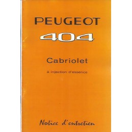 Notice d' Entretien 1964