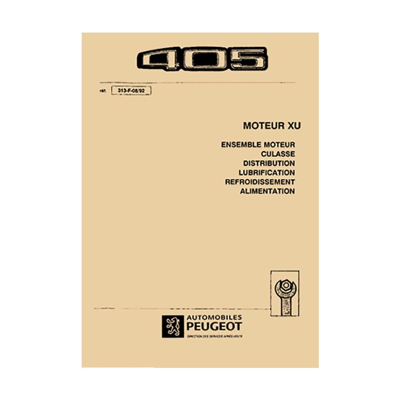 Manuel Atelier Moteur XU