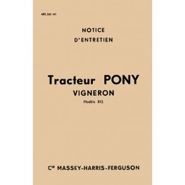 Notice Entretien Pony 812