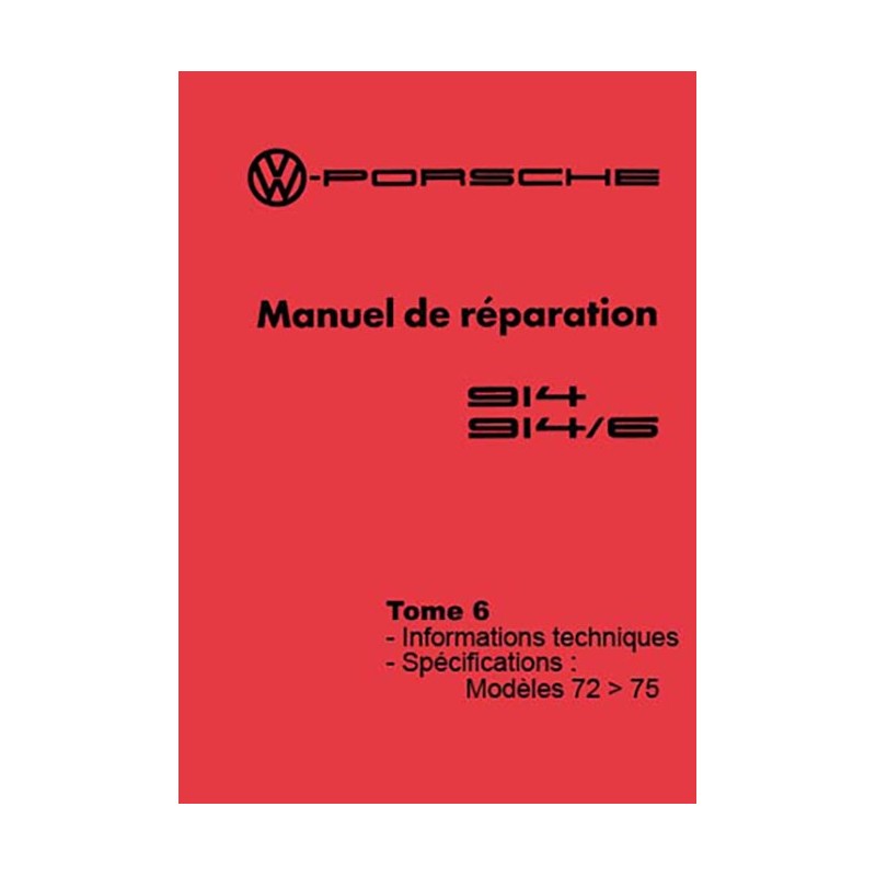 Manuel Reparation Tome 6