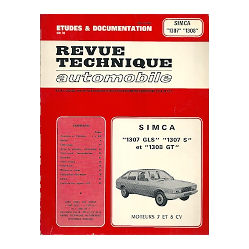 Revue Technique 1979 Revue Technique 1979