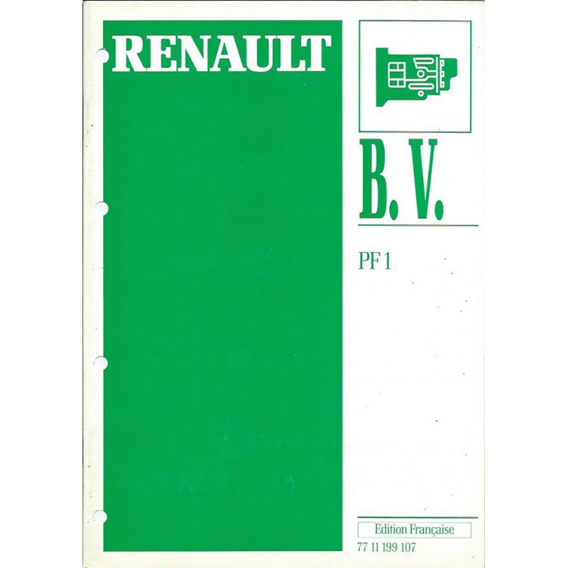 Manuel Reparation BV PF1 Manuel Reparation BV PF1