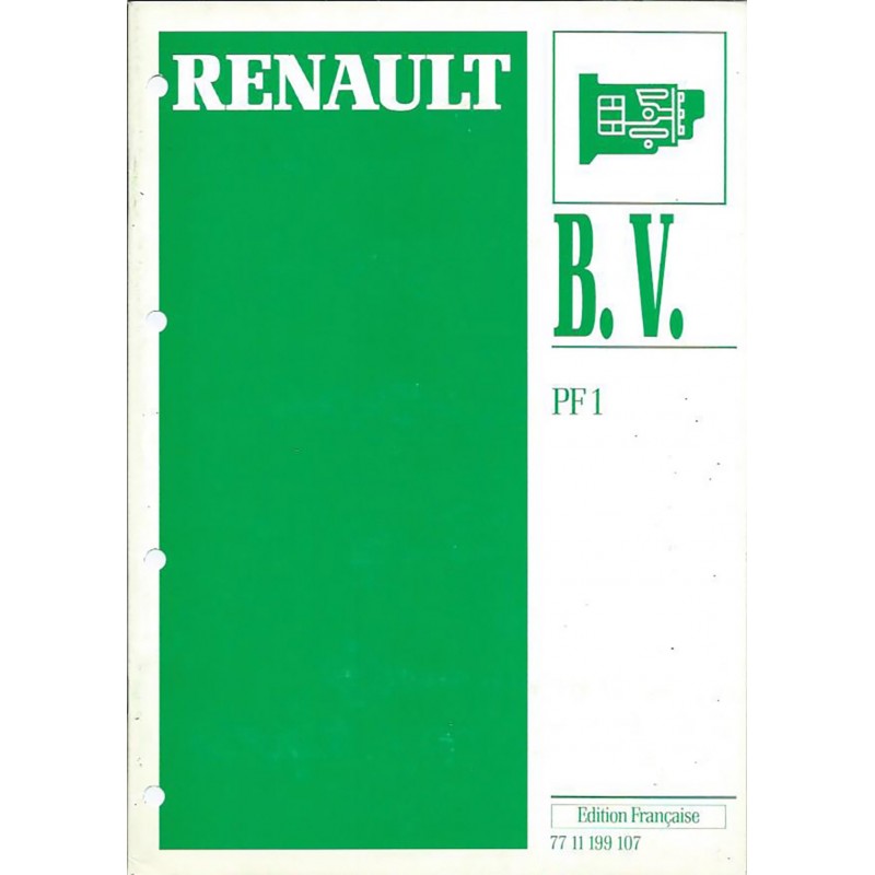 Manuel Reparation BV PF1