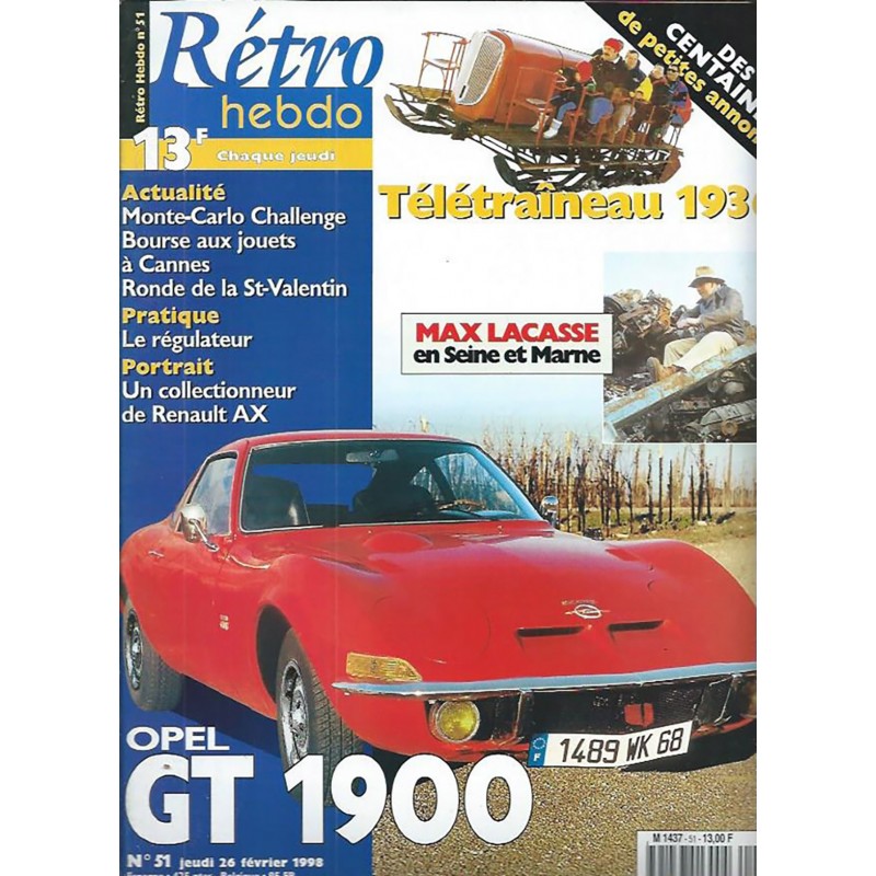 Retro Hebdo N° 51 Retro Hebdo N° 51