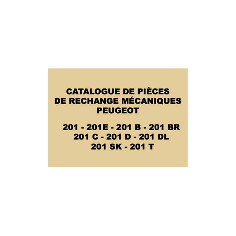 Catalogue de Pieces Mecanique