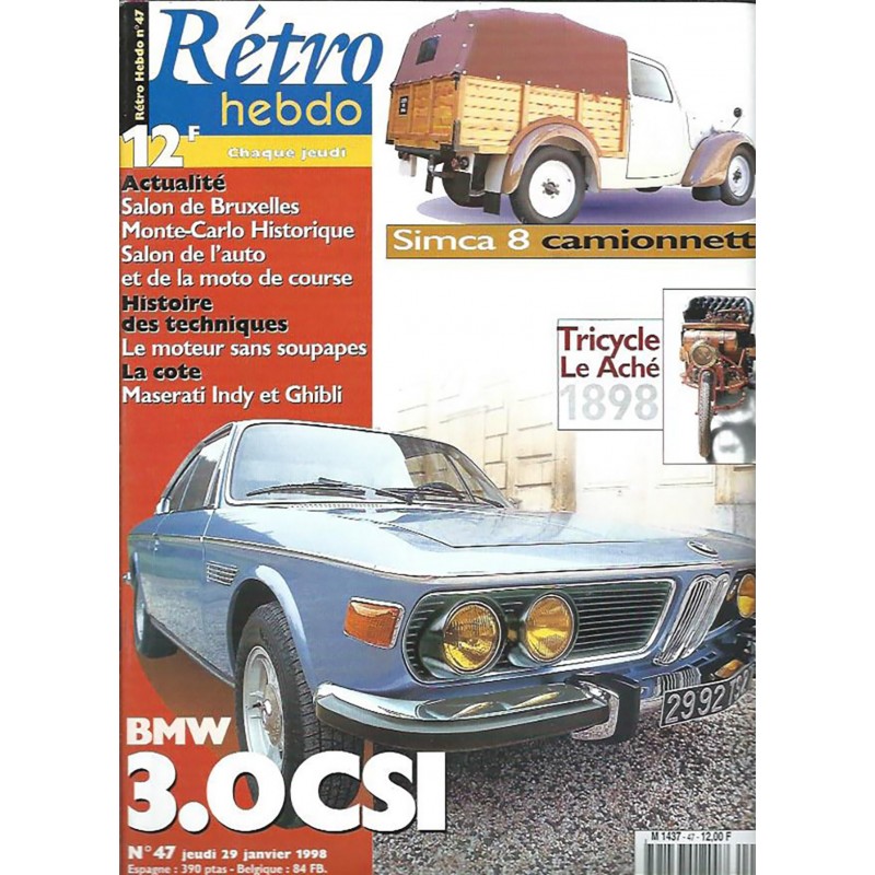 Retro Hebdo N° 47 Retro Hebdo N° 47