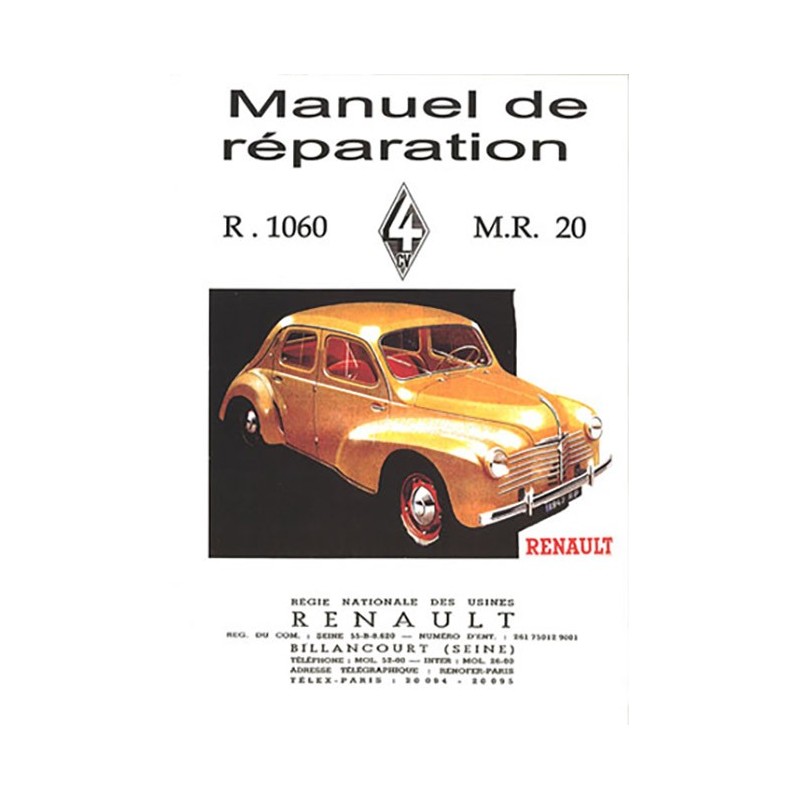 Manuel de Reparation Manuel de Reparation