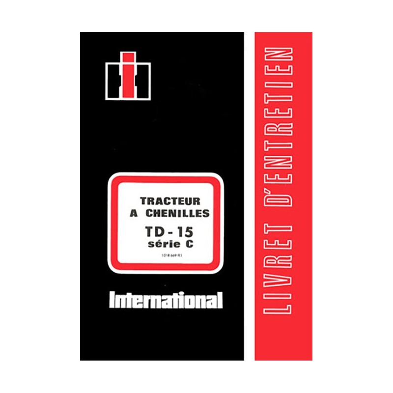 Livret Entretien TD-15 Livret Entretien TD-15