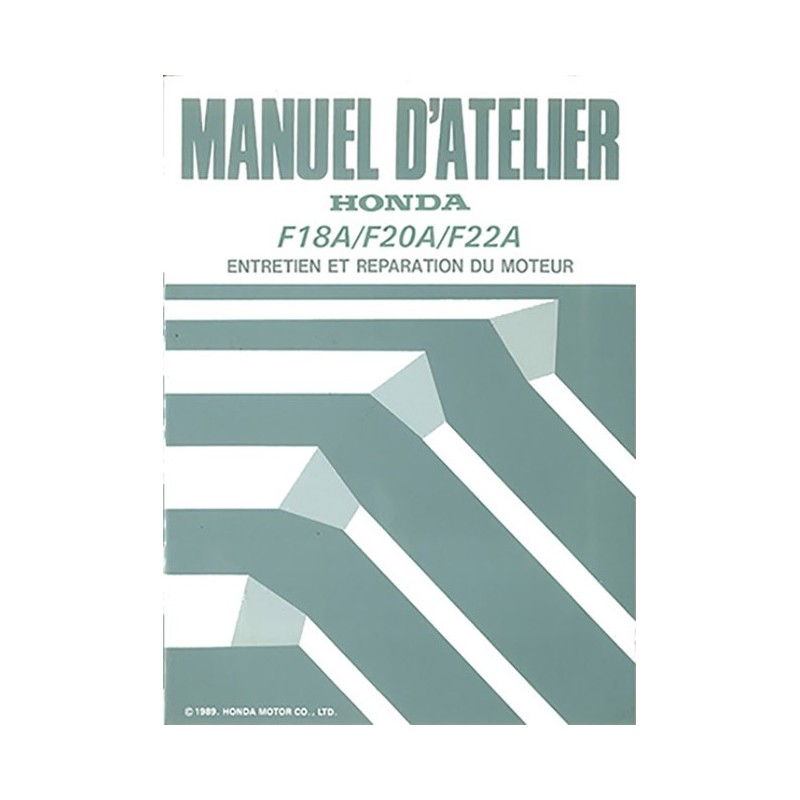 Manuel Atelier Moteurs Type F Manuel Atelier Moteurs Type F