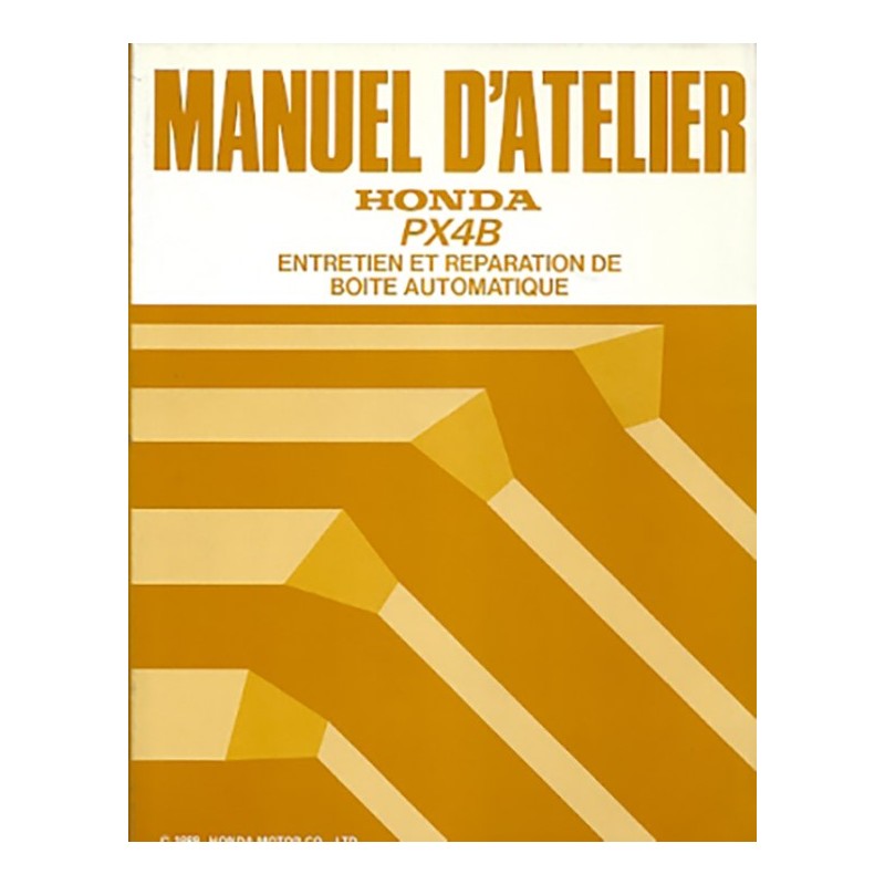 Manuel Atelier BVA Type PX4B Manuel Atelier BVA Type PX4B