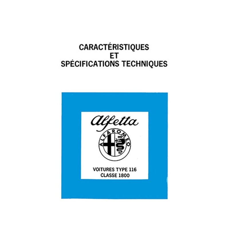 Caracteristiques Techniques 1976 Caracteristiques Techniques 1976