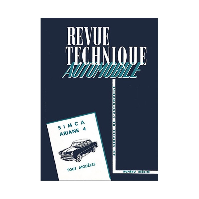 Revue Technique 1957 - 1963 Revue Technique 1957 - 1963