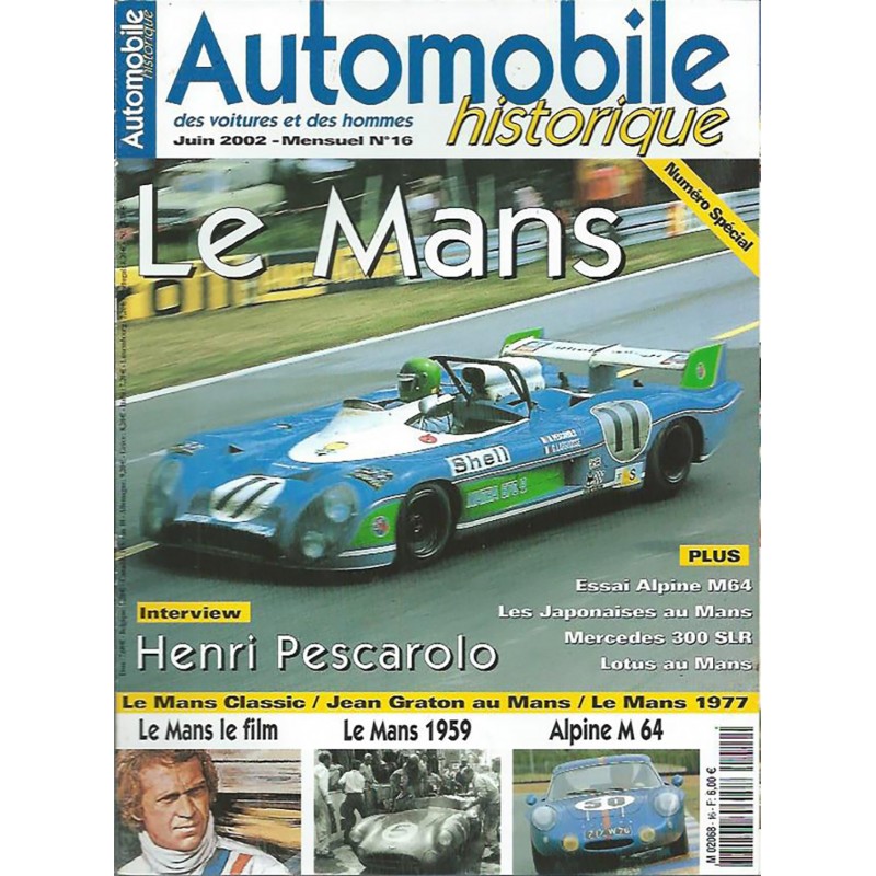 Automobiles Historiques N° 16 Automobiles Historiques N° 16