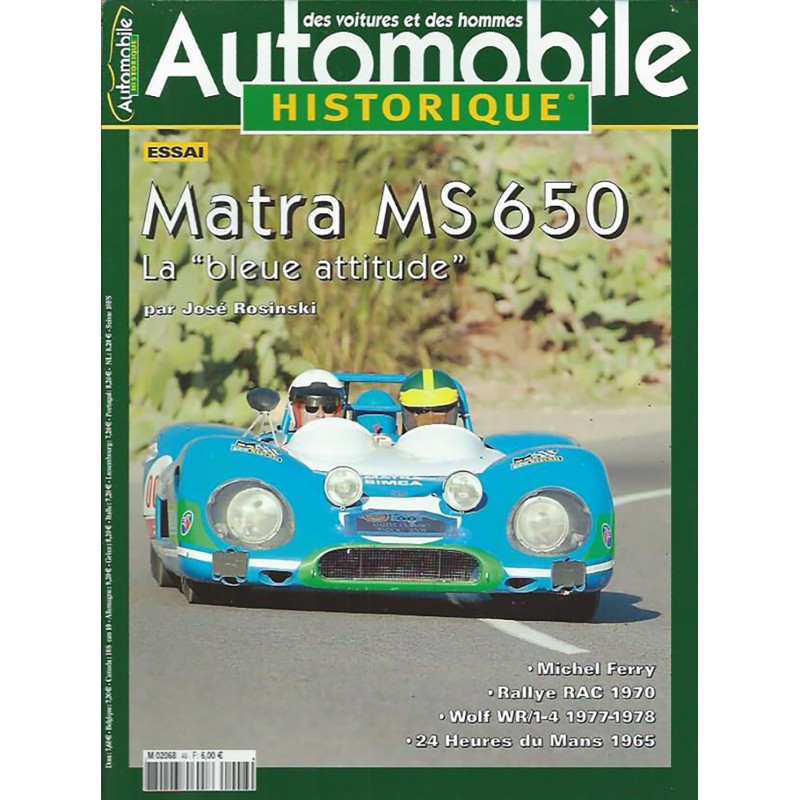 Automobiles Historiques N° 48 Automobiles Historiques N° 48