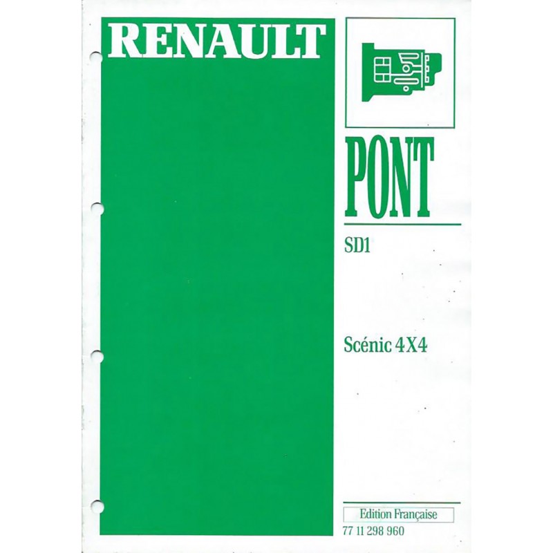 Manuel Reparation Pont SD1 Manuel Reparation Pont SD1