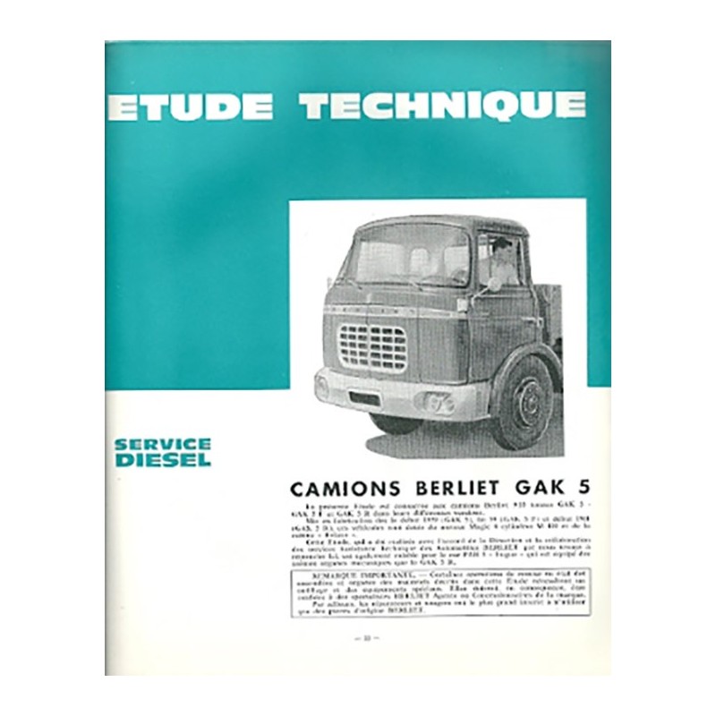 Revue Technique GAK 5