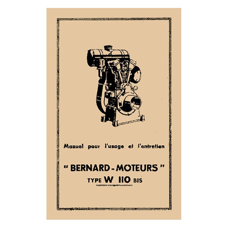 Moteur Bernard W110 Bis