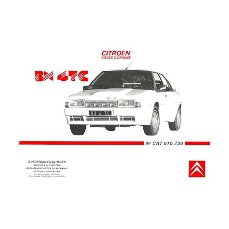 Catalogue Pieces BX 4TC Catalogue Pieces BX 4TC