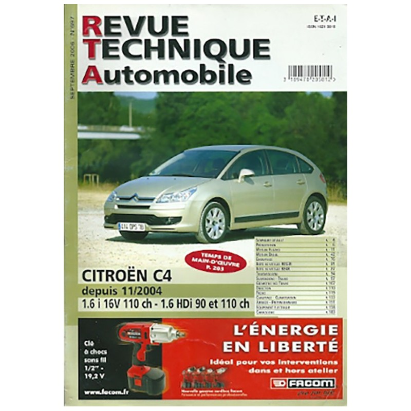 Télécharger Revue Technique Citroen C4 Pdf Gratuit