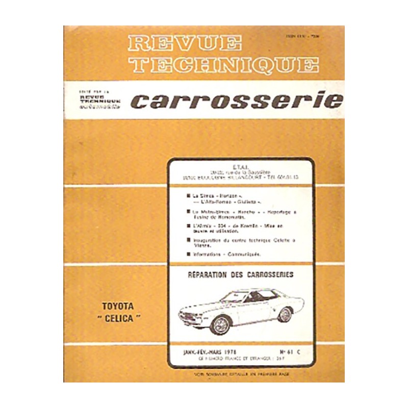 Revue Technique Carrosserie Revue Technique Carrosserie