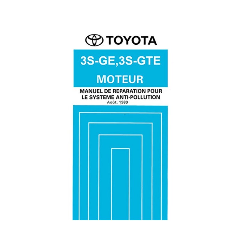 Manuel Atelier Moteur 3S-GE/GTE Manuel Atelier Moteur 3S-GE/GTE