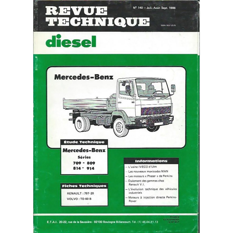 Revue Technique 709 / 914