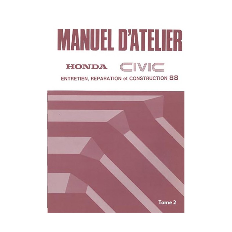 Manuel Atelier 1988 Tome 2