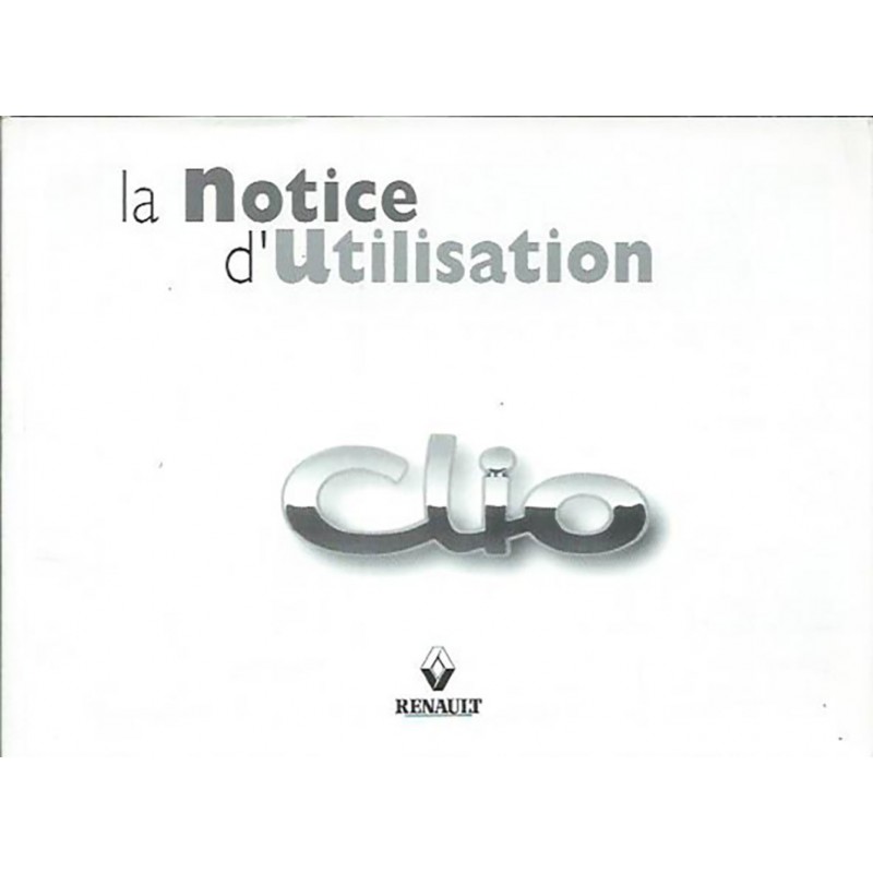 Notice d' Entretien 1998 Notice d' Entretien 1998